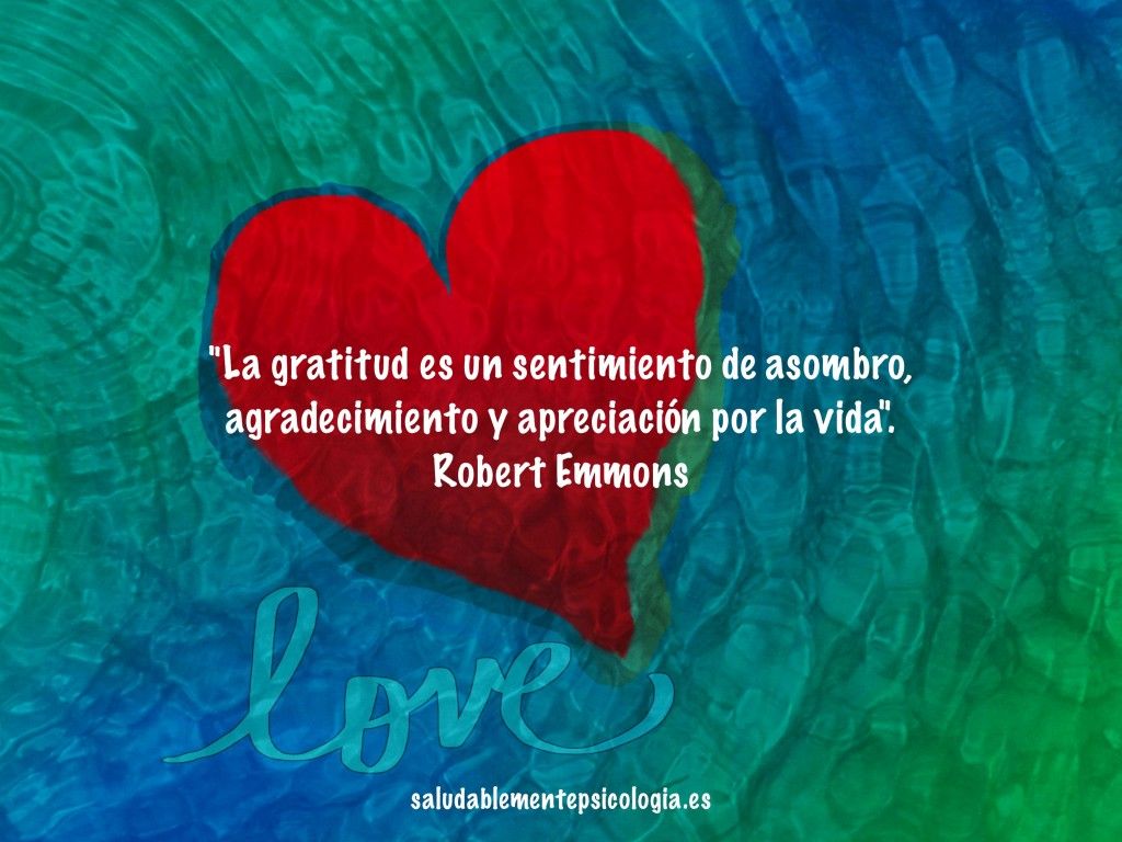 Gratitud para ser más Feliz